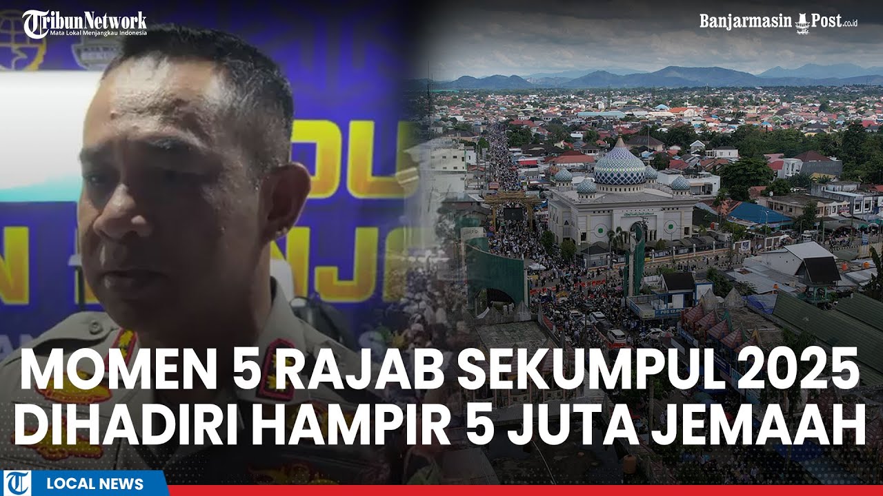 Dihadiri Hampir 5 Juta Jemaah, 4 Orang Meninggal saat Momen 5 Rajab Sekumpul 2025 di Martapura