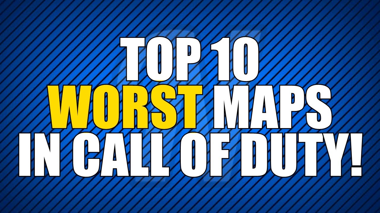 Top 10 WORST Maps in Call of Duty!
