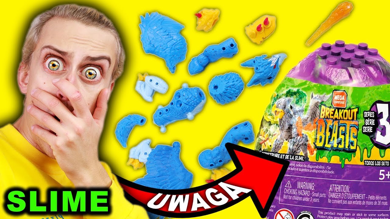 EKIPA BREAKOUT BEASTS 🐲 WIELKIE JAJKO NIESPODZIANKA 🥚 BESTIE ze SLIME