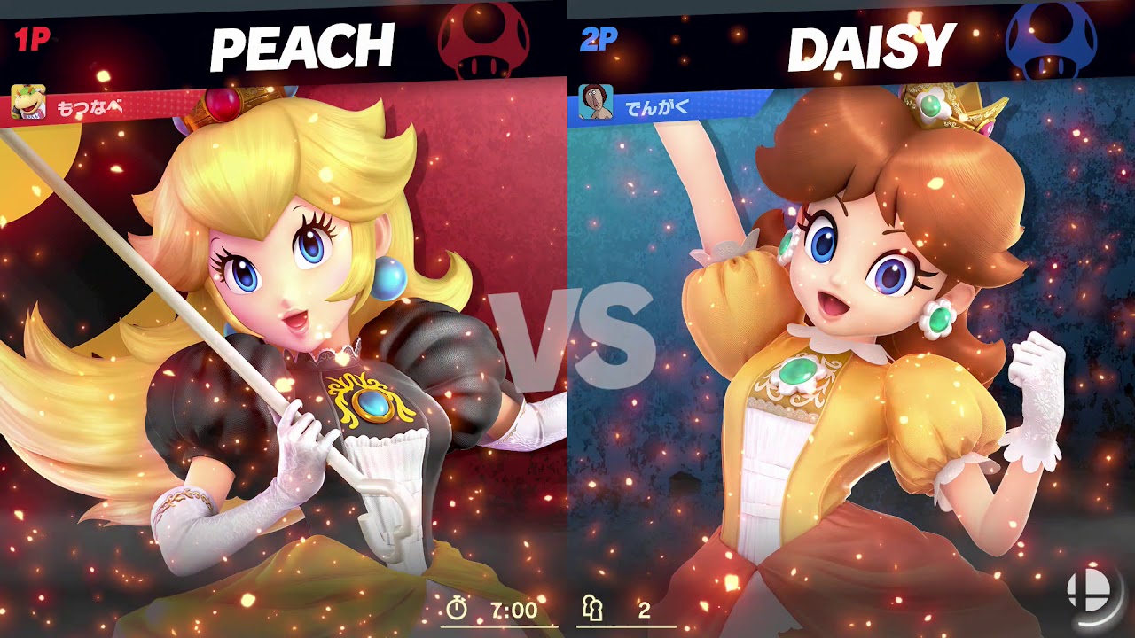 スマブラSP 野良対戦 ピーチvsデイジー