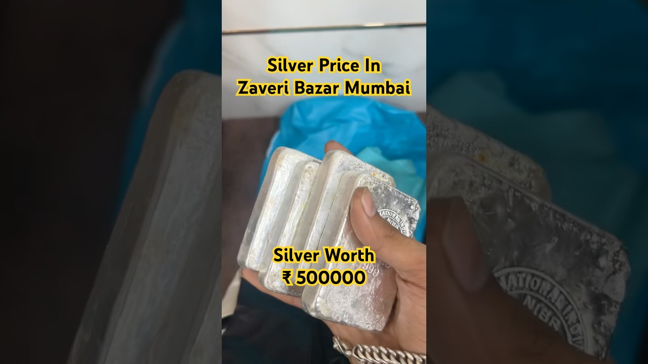 Silver | Zaveri Bazar | Mumbai ₹500000 #shorts #viralvideo #marriageproposals #tranding #silver #yt