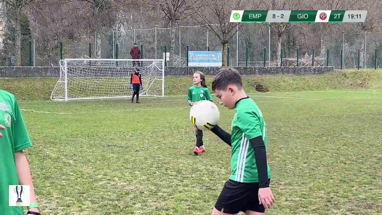 Diretta Trofeo Cascia Cup 2026 - Categoria 2014: Empire Marconi Blu vs Giochiamola Sempre.