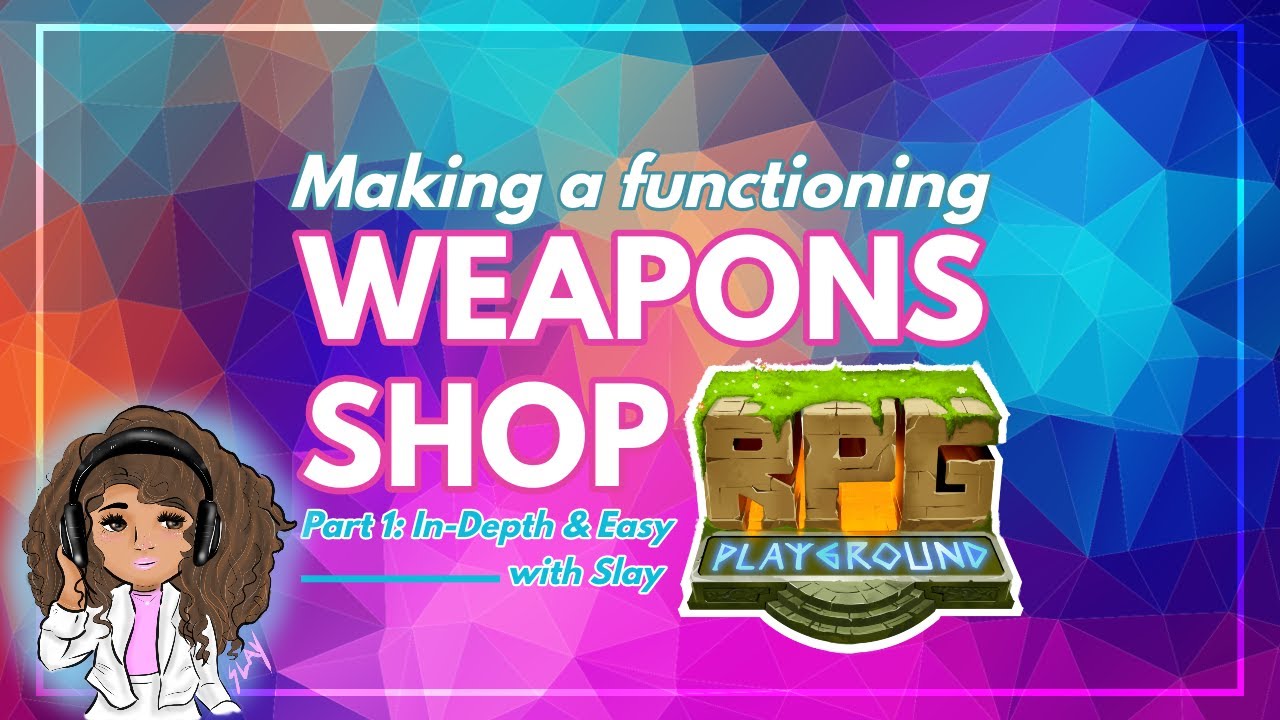 Making a Basic Weapons Shop on RPG Playground with Slay