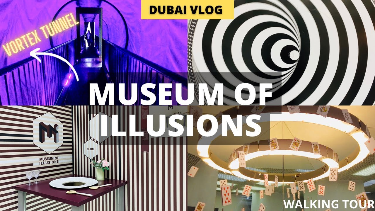 Tour INSIDE the AMAZING world of ILLUSIONS! Museum of Illusions Dubai in Al Seef | 4K (Walking Tour)