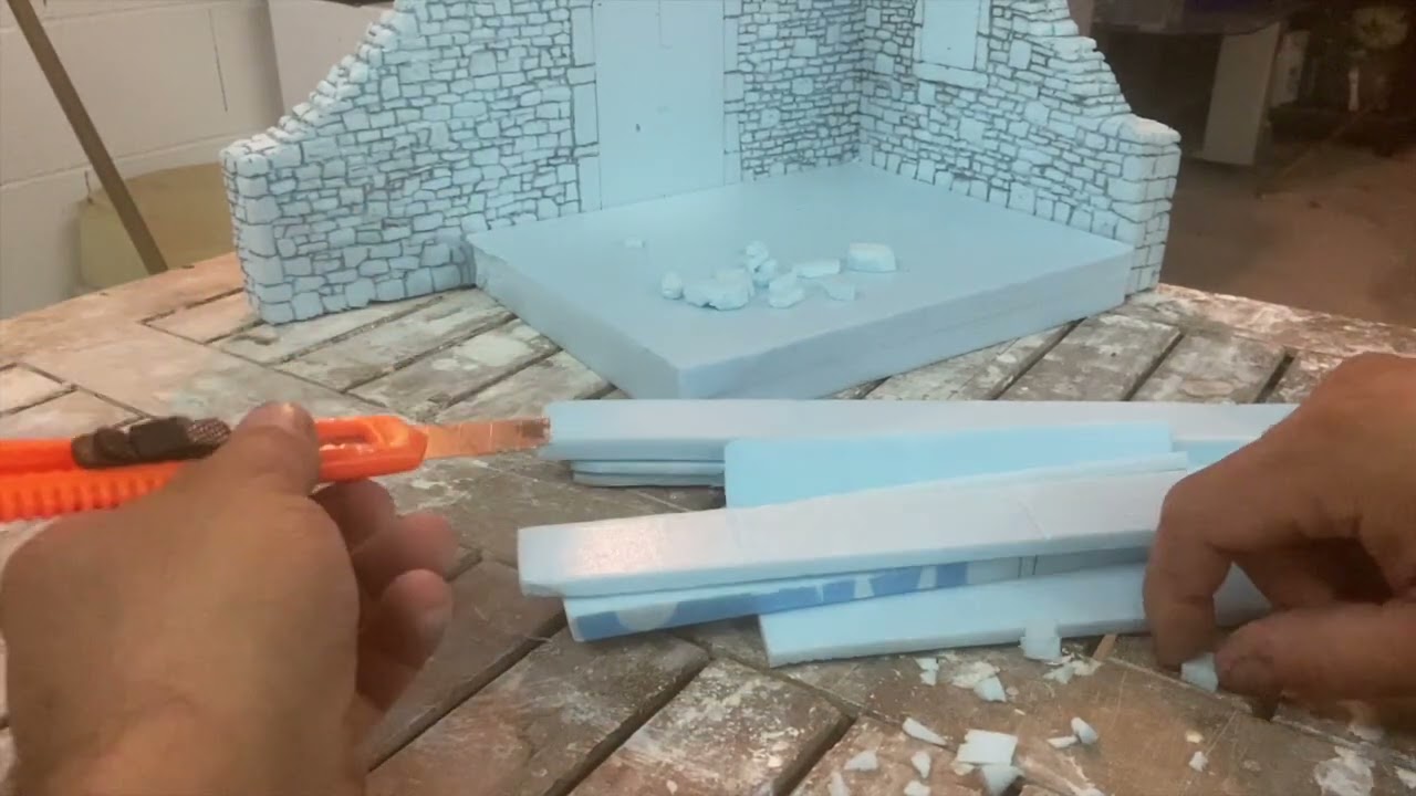 Tutorial Presepe - Rudere in Polestirene