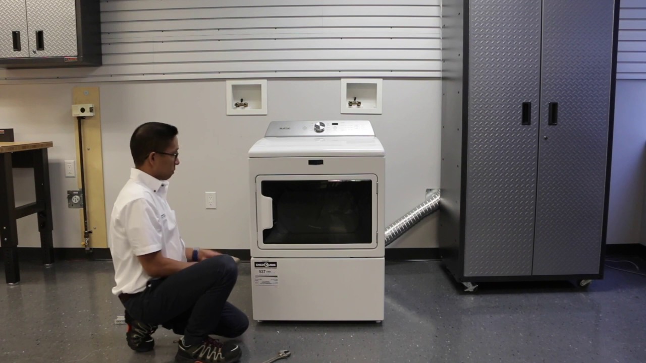 How To Install Maytag® Gas & Electric Dryers