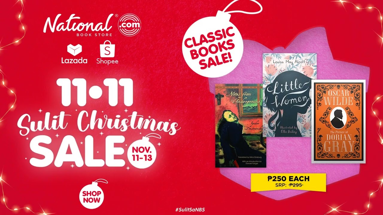 #NationalBookStore 11.11 Sulit Christmas SALE