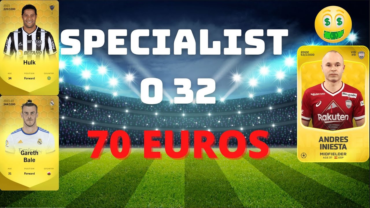 SORARE - SPECIALIST O32 pour - de 70 Euros