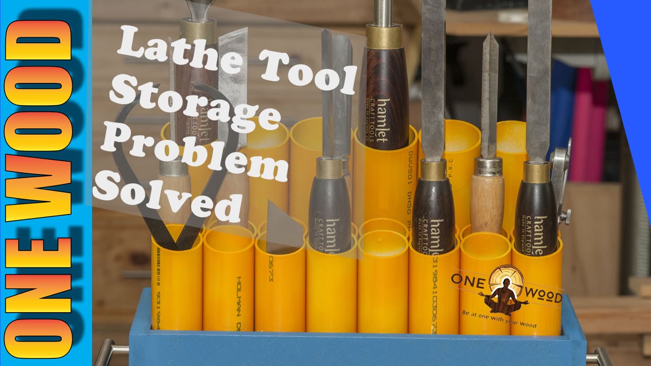 ★ Woodturning Lathe Tool Storage SOLVED | Easy Woodworking Project for Beginners