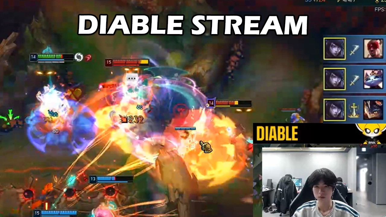 BFX Diable Stream ahelios Crushing KR Challenger Yunara