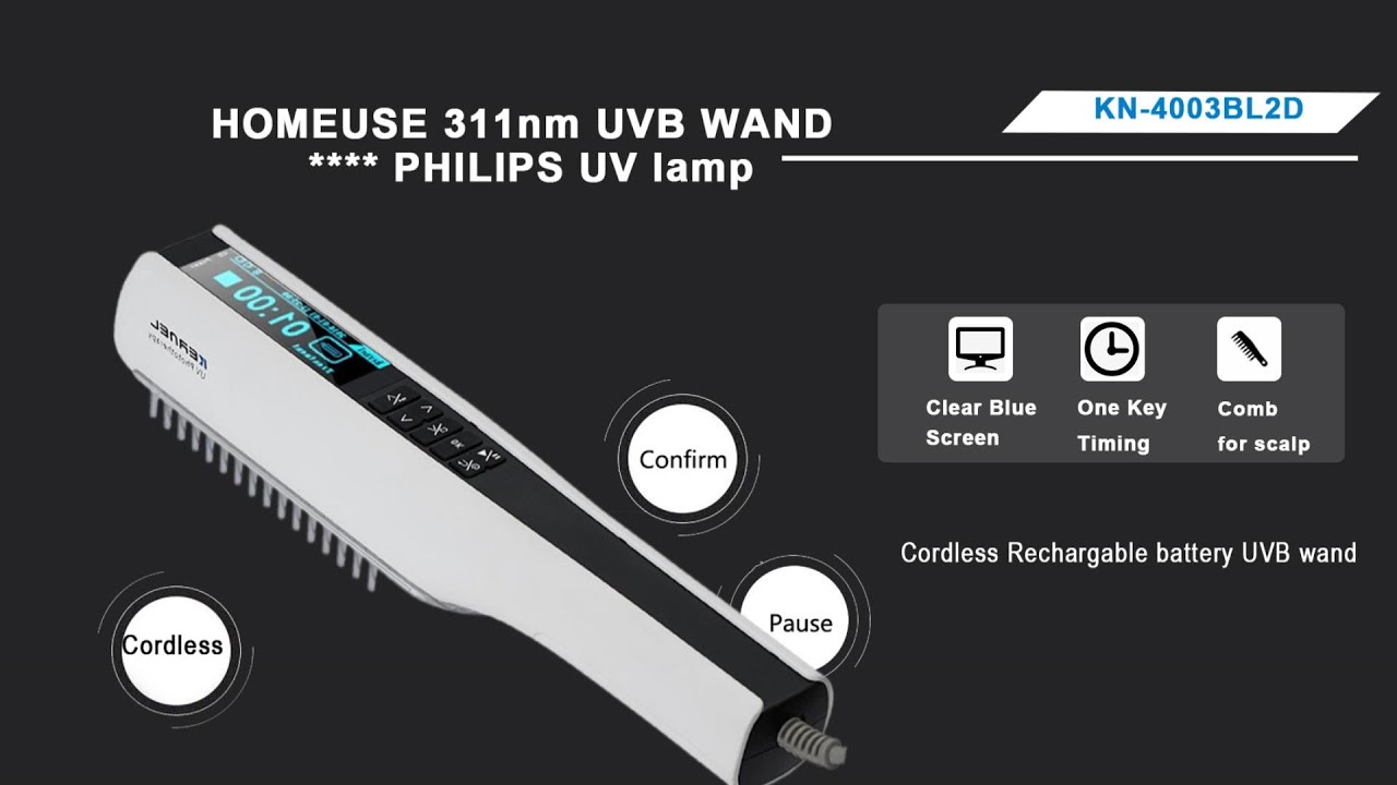 Kernel UVB KN-4003BL2D Operation Video Uvb 311nm Light therapy