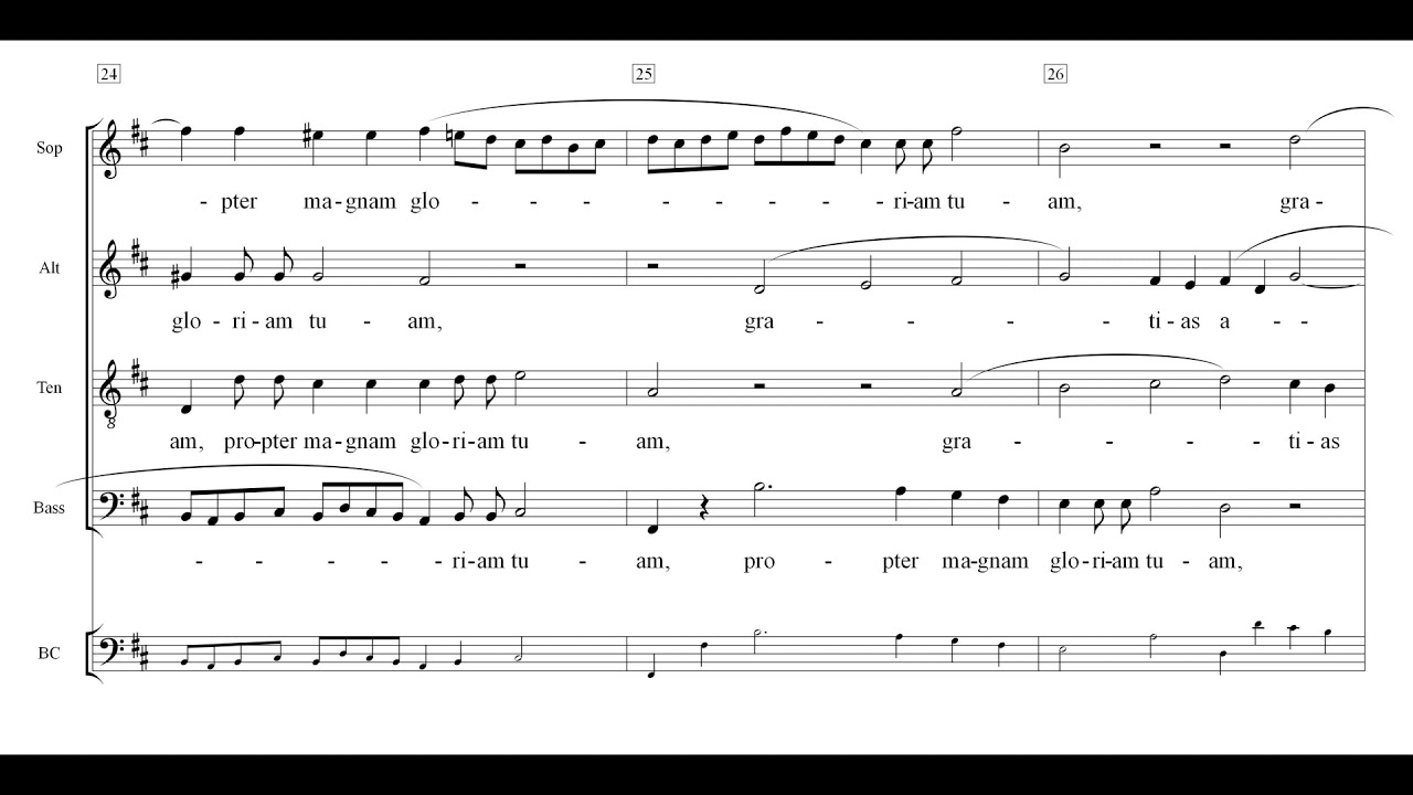Messe in hMoll 06 Gratias agimus Einstudierung Tenor