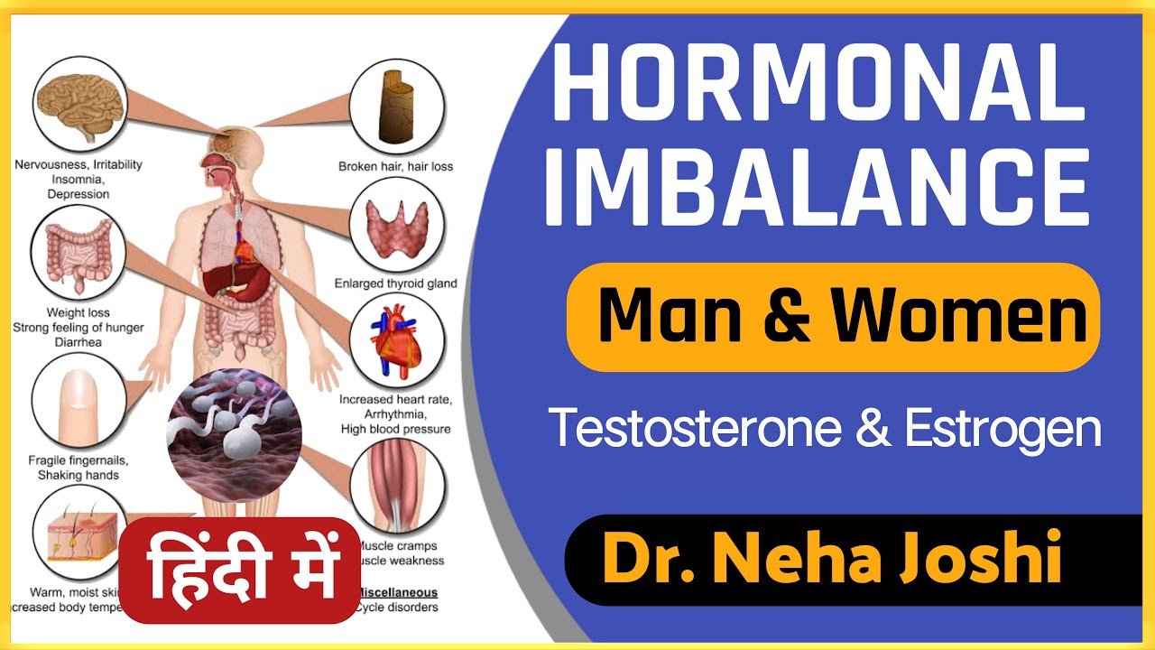 Hormonal Imbalance | WOMEN & MEN | Testosterone & Estrogen | Hormones ko balance kaise kare #hormone