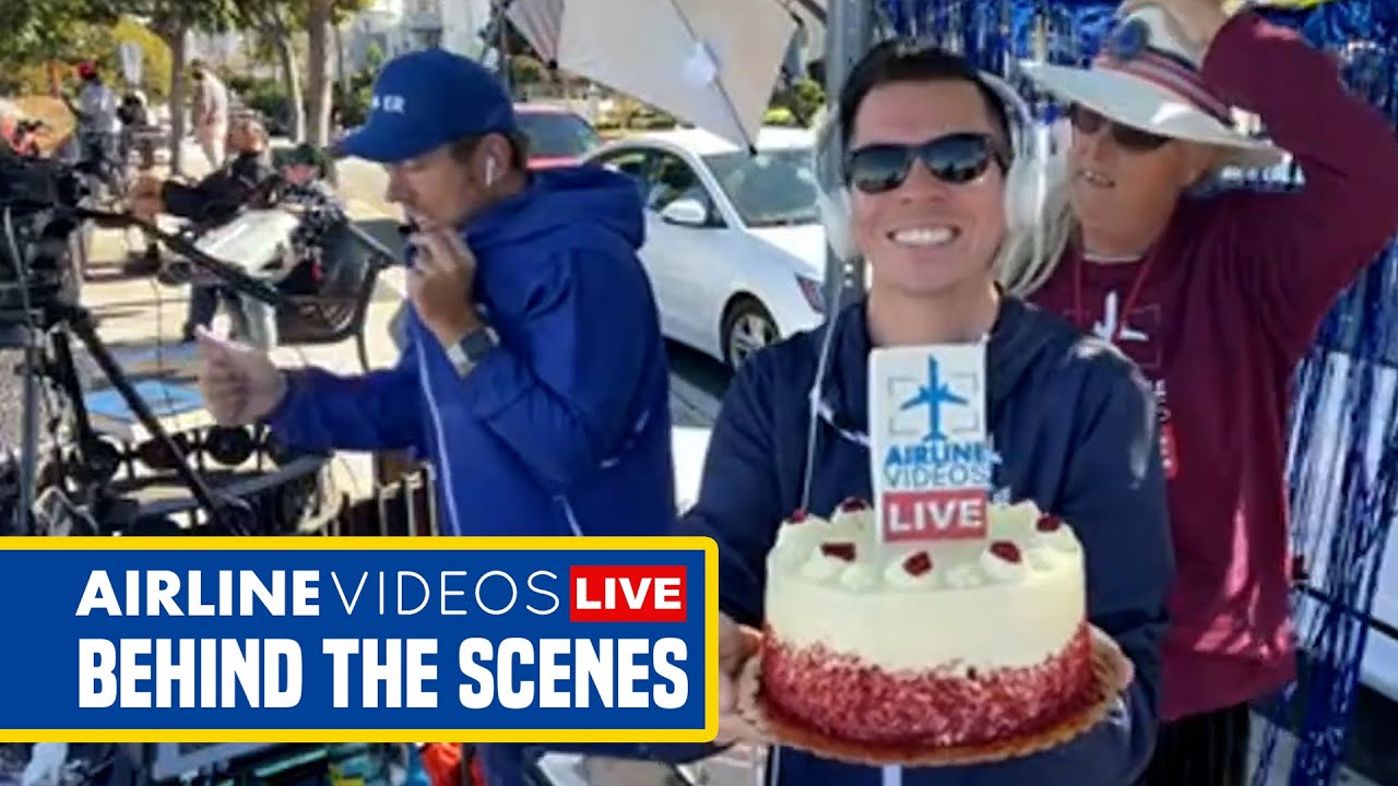 Behind the Scenes of Airline Videos Live at LAX | 500K SUBSCRIBER CELEBRATION!