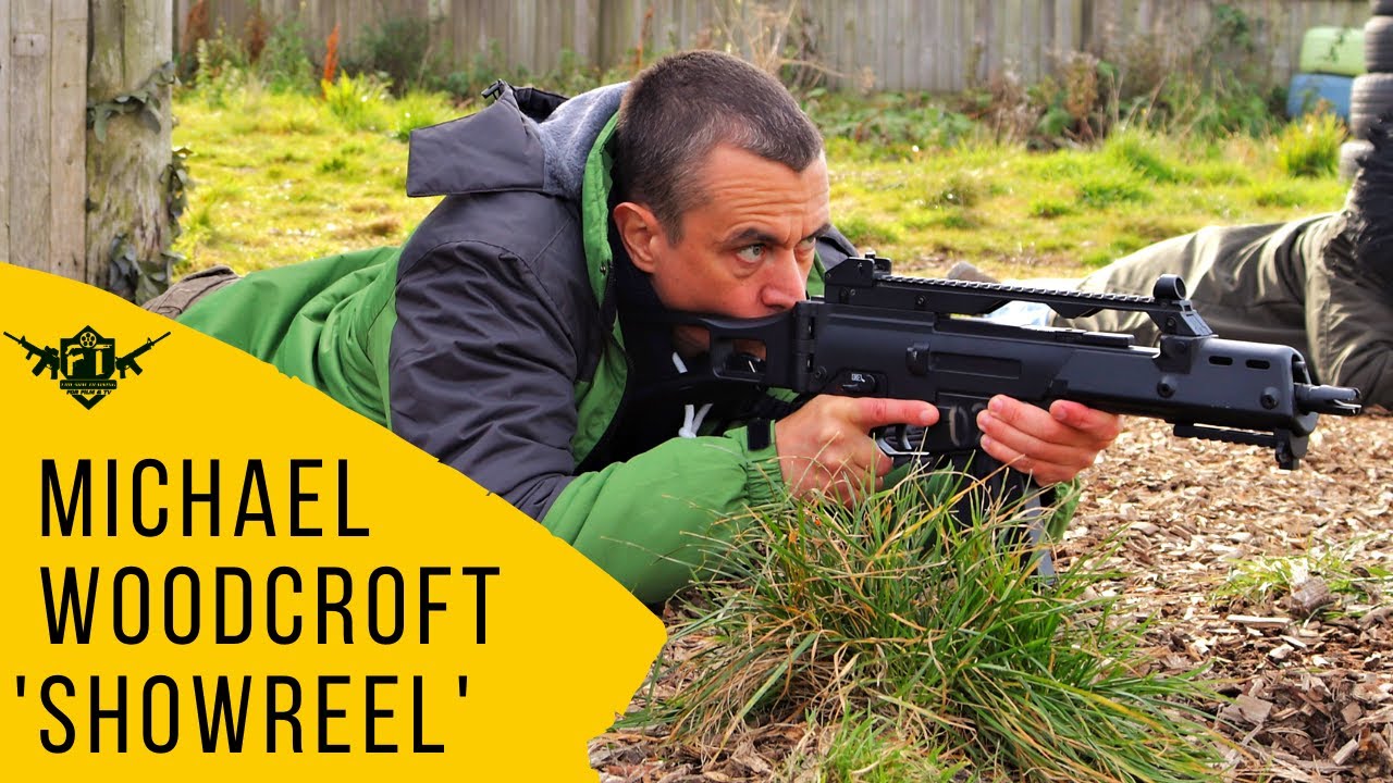 Stunt Performer Michael Woodcroft showreel on the theatrical Firearms Training for Film & TV course