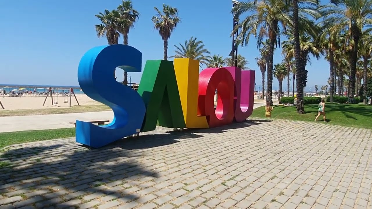 Spain Salou Beach Playa Llevant Salou 03.06.2022