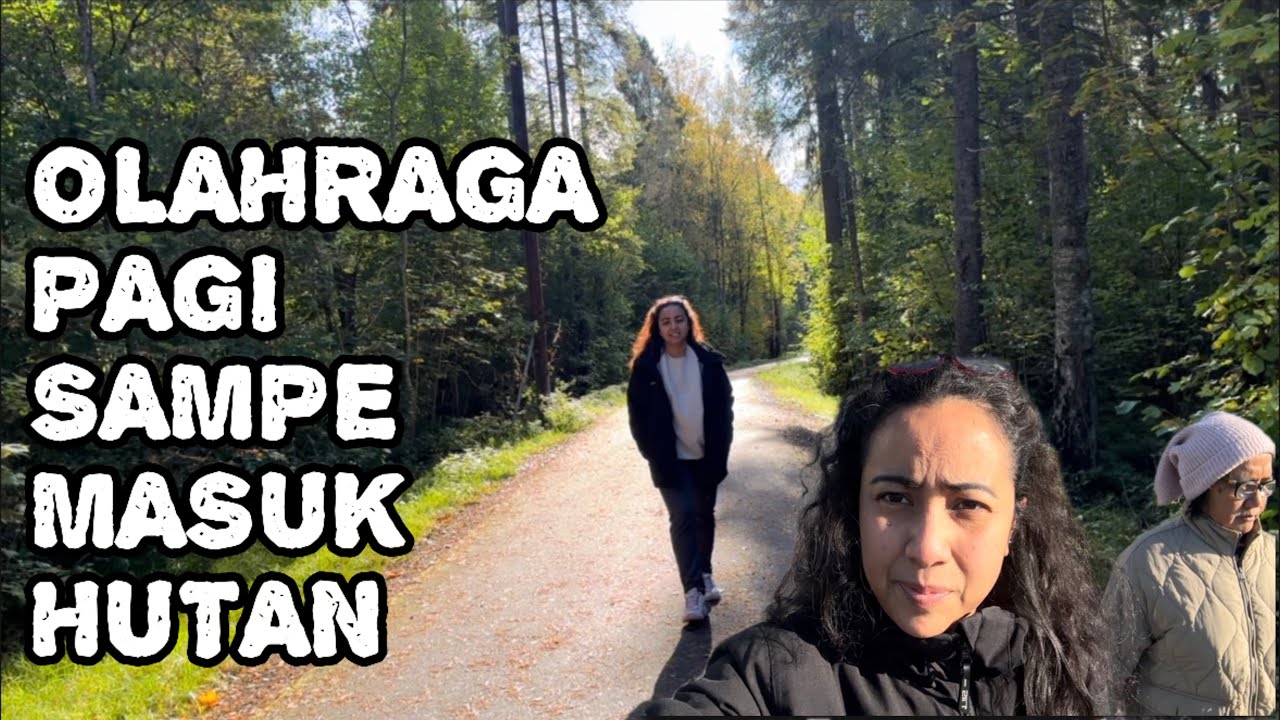 KESEHARIANKU DI NORWEGIA OLAHRAGA PAGI SAMPE MASUK HUTAN !!!
