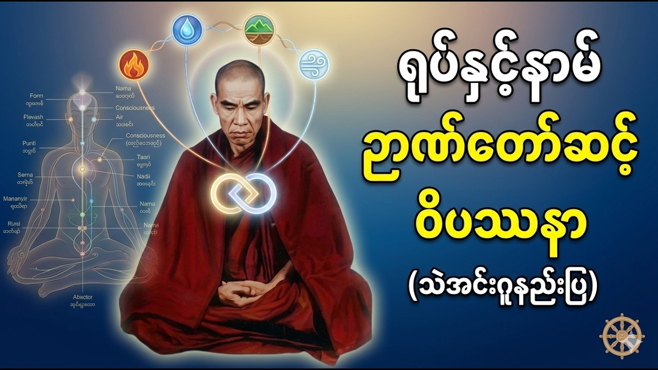 ရုပ်နာမ်ကွဲပြား နိဗ္ဗာန်လမ်း - သဲအင်းဂူဆရာတော်ဘုရားကြီး (အနှစ်ချုပ်တရား)