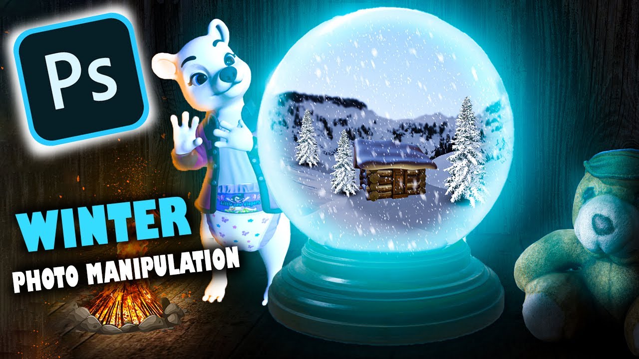 Winter Photo manipulation Photoshop CC 2022