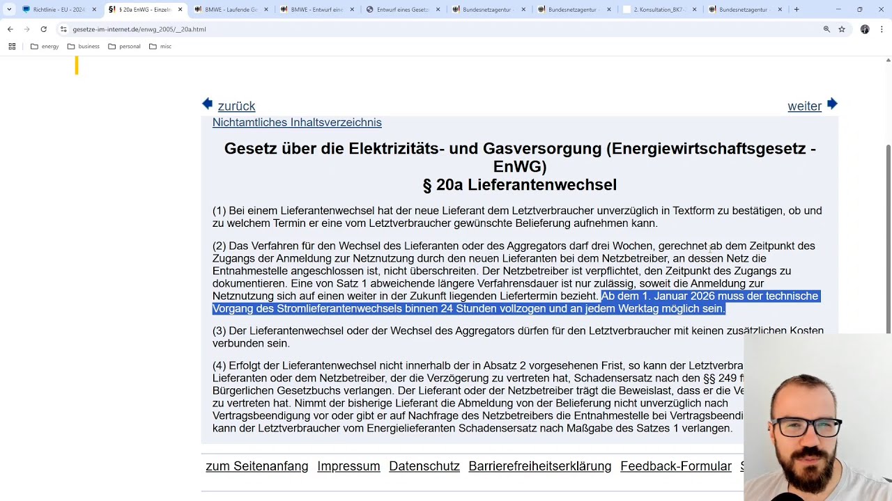 Wann kommt der Gas-24h-Lieferantenwechsel?