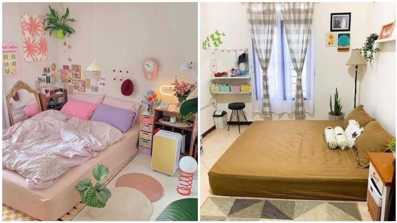 IDEAS To Style A Bed On The Floor / Bedroom Without Bed ideas