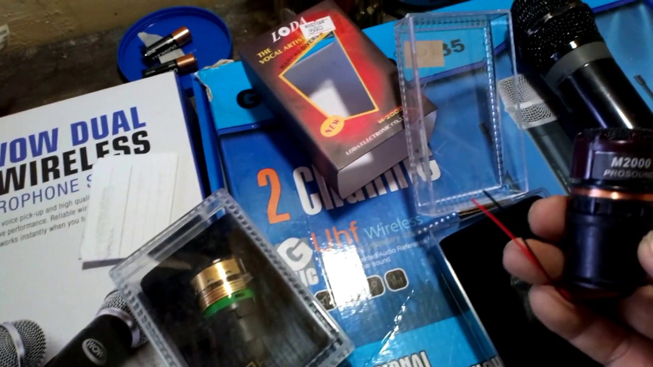 VIDEOKE WIRELESS MIC, na gamit ko pang RENTA