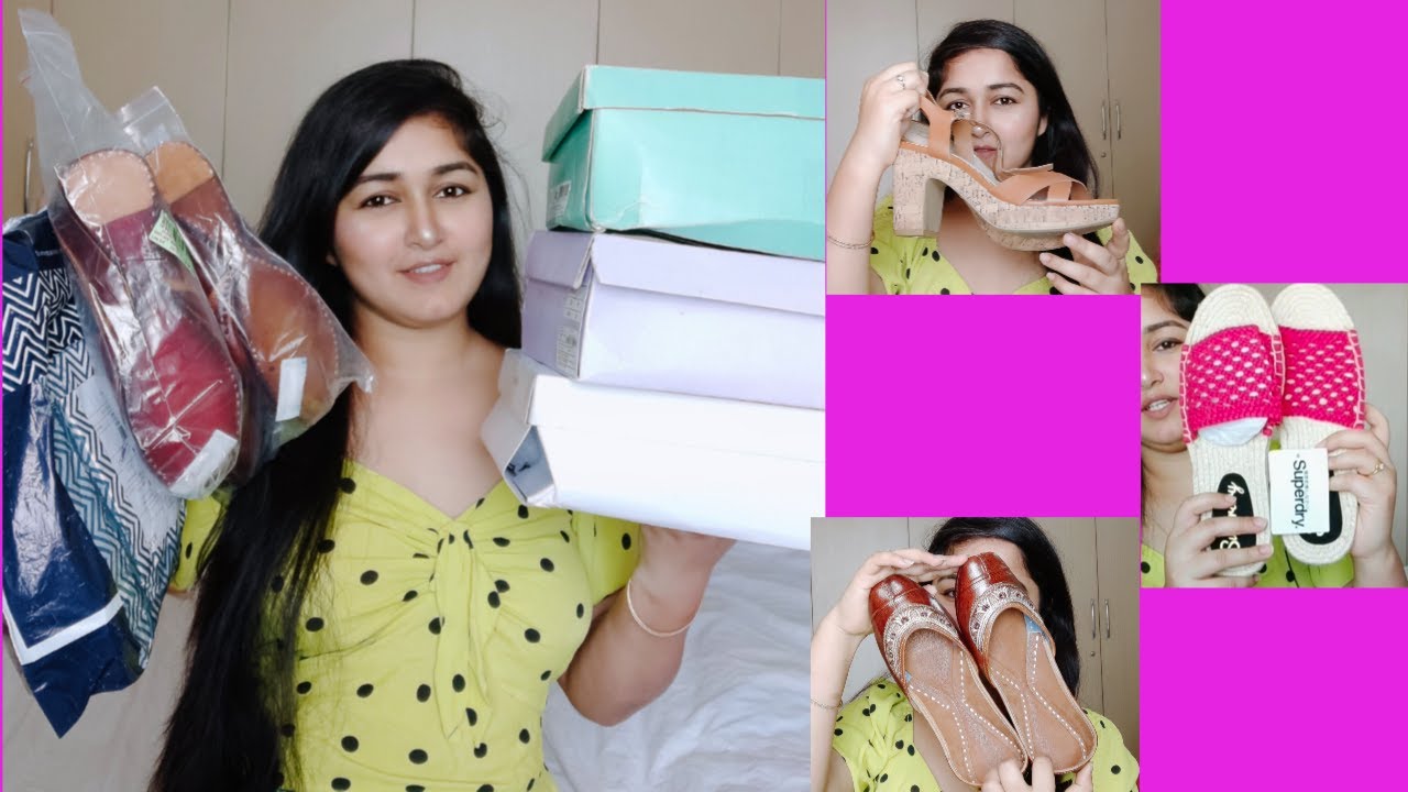 Amazon Footwear Haul/ Jutti/Pump/Sandal Haul /Ajio Footwear Haul