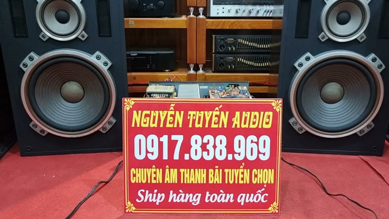 Loa Sony SS-577 ghép Amply Carver HR-752 cực chất có tại Tuyến Audio 0917 838 969
