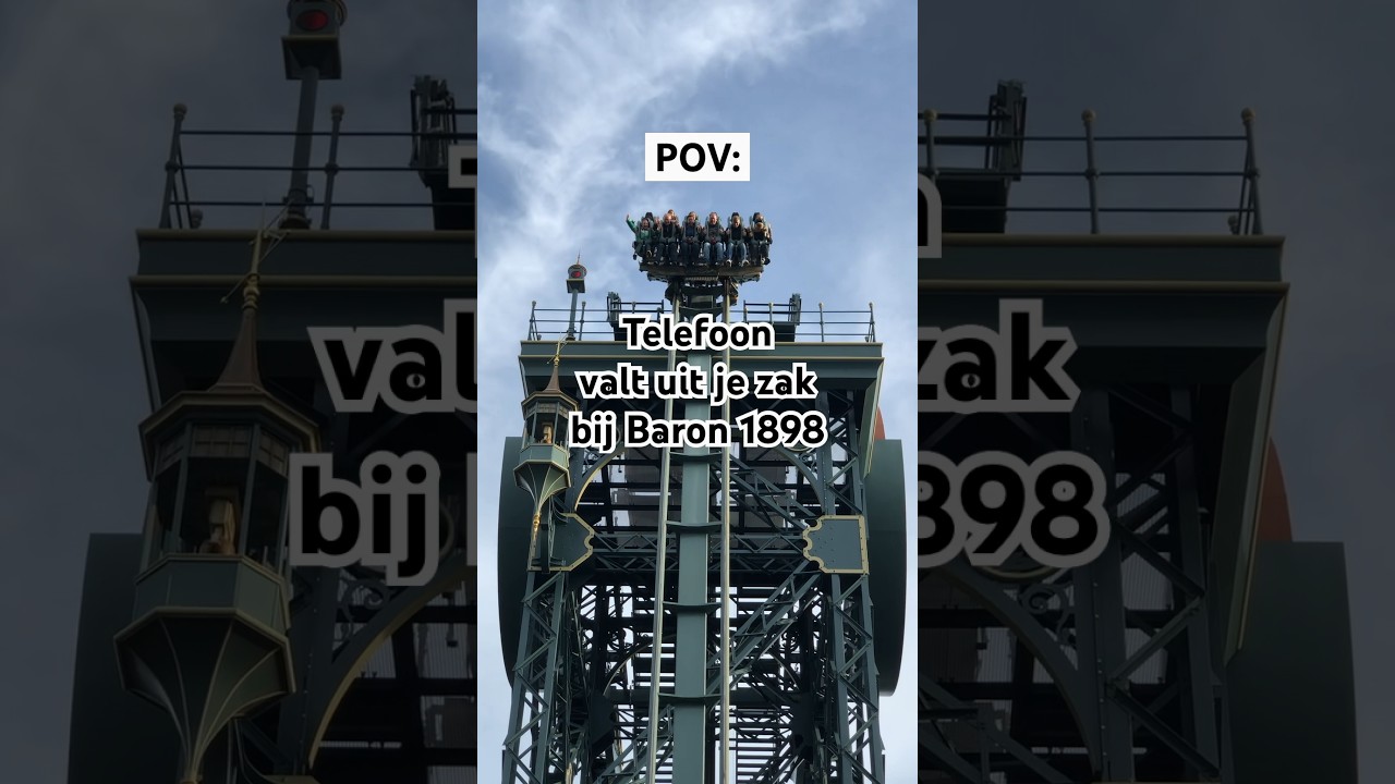 POV: Je Telefoon Valt bij Baron 1898! 🎢📱😱 | Efteling