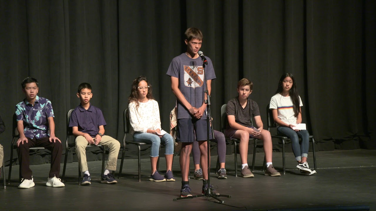 2019 7th Grade Damon Speech Contest (March 5, 2019)