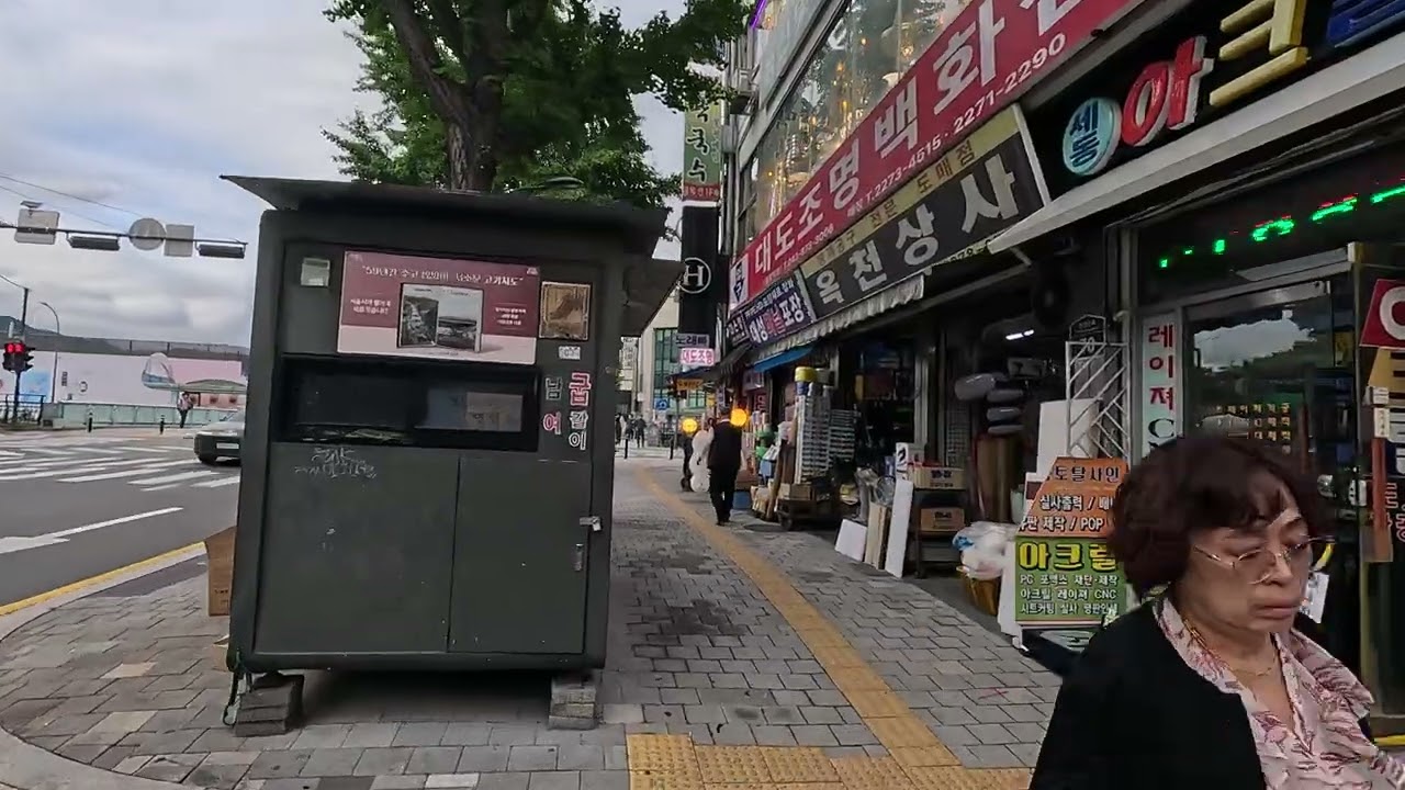 広蔵市場付近