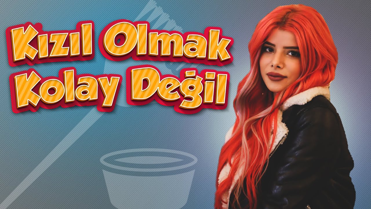 KIZIL OLMAK KOLAY DEĞİL! | CEMRE SOLMAZ'I KIZIL YAPTIM