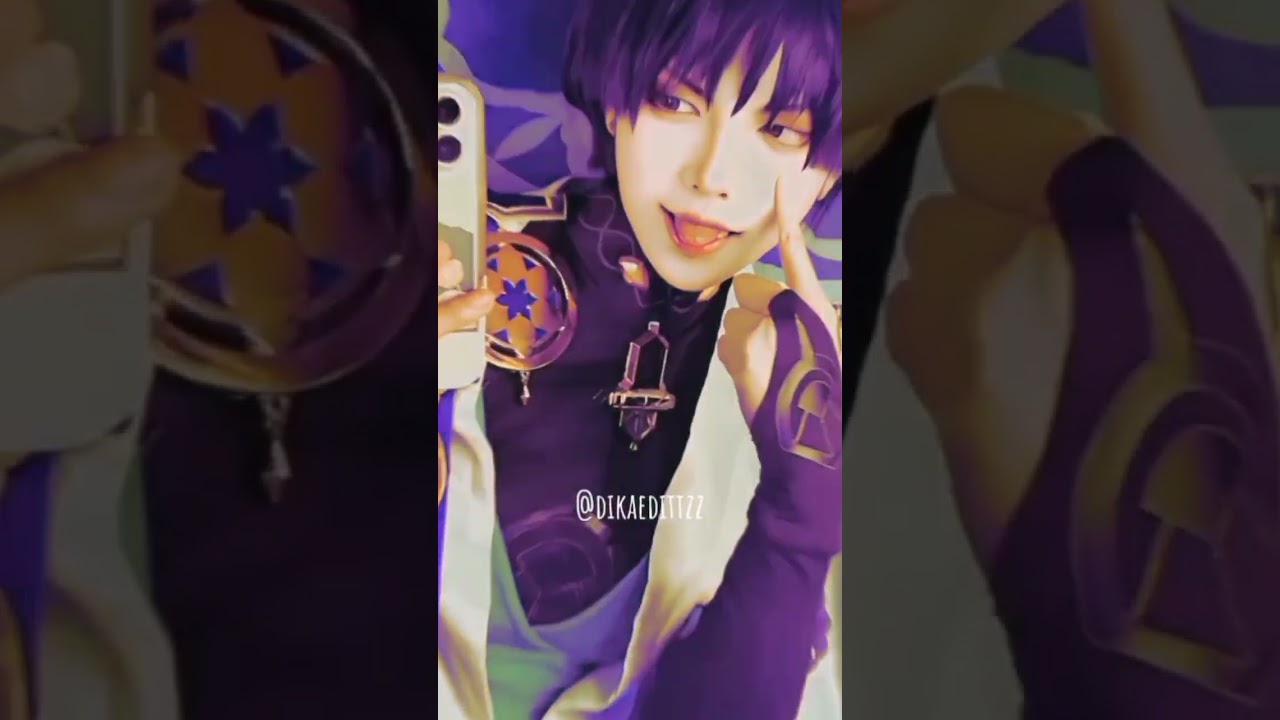 MY HUSBU 😍😘[FREE TEMPLATE CAPCUT]//genshin impact edit #cosplay #genshinimpact #aether #scaramouche