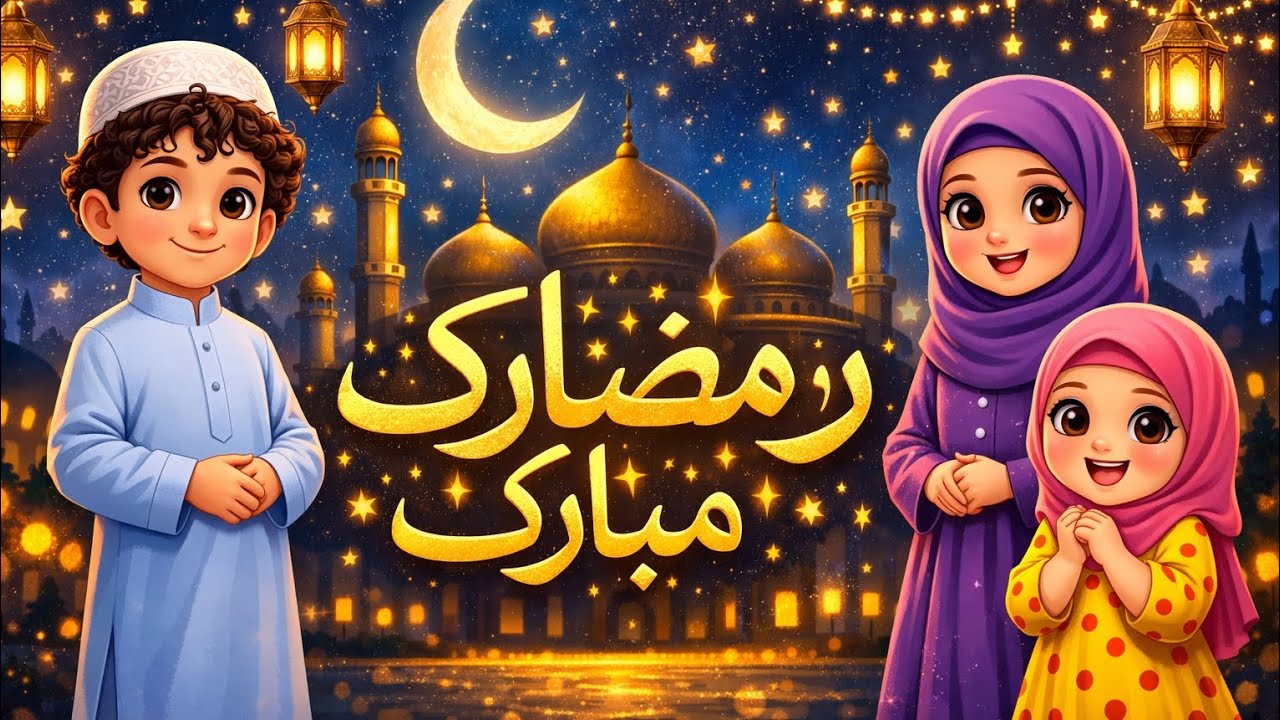 Ramadan Mubarak 🌙✨ | Beautiful Islamic Kids Cartoon | Ramadan Special