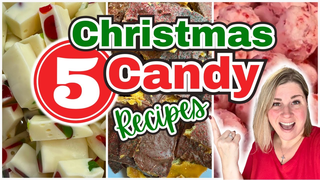 5 Incredible CHRISTMAS CANDY RECIPES You MUST TRY! | HOLIDAY SWEET TREATS You Don&rsquo;t Want to MISS! 