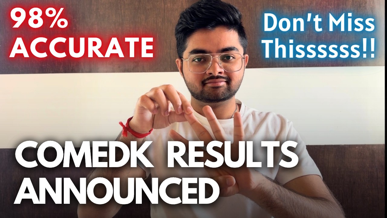 COMEDK Results Out! Check your Best college in 30 seconds 