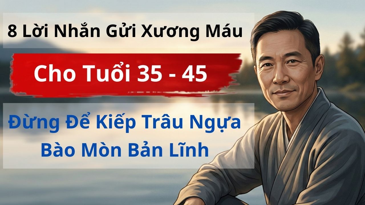 8 Lời Nhắn Gửi Xương Máu Cho Tuổi 35 - 45: Đừng Để Kiếp Trâu Ngựa Bào Mòn Bản Lĩnh