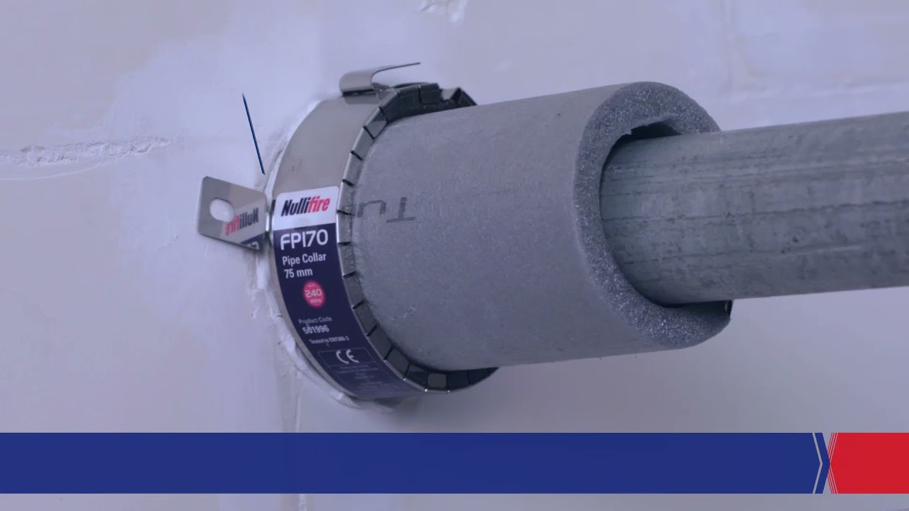 Nullifire | Brandwerend afdichten van een geïsoleerde metalen buis - Nullifire FP170 + FS702