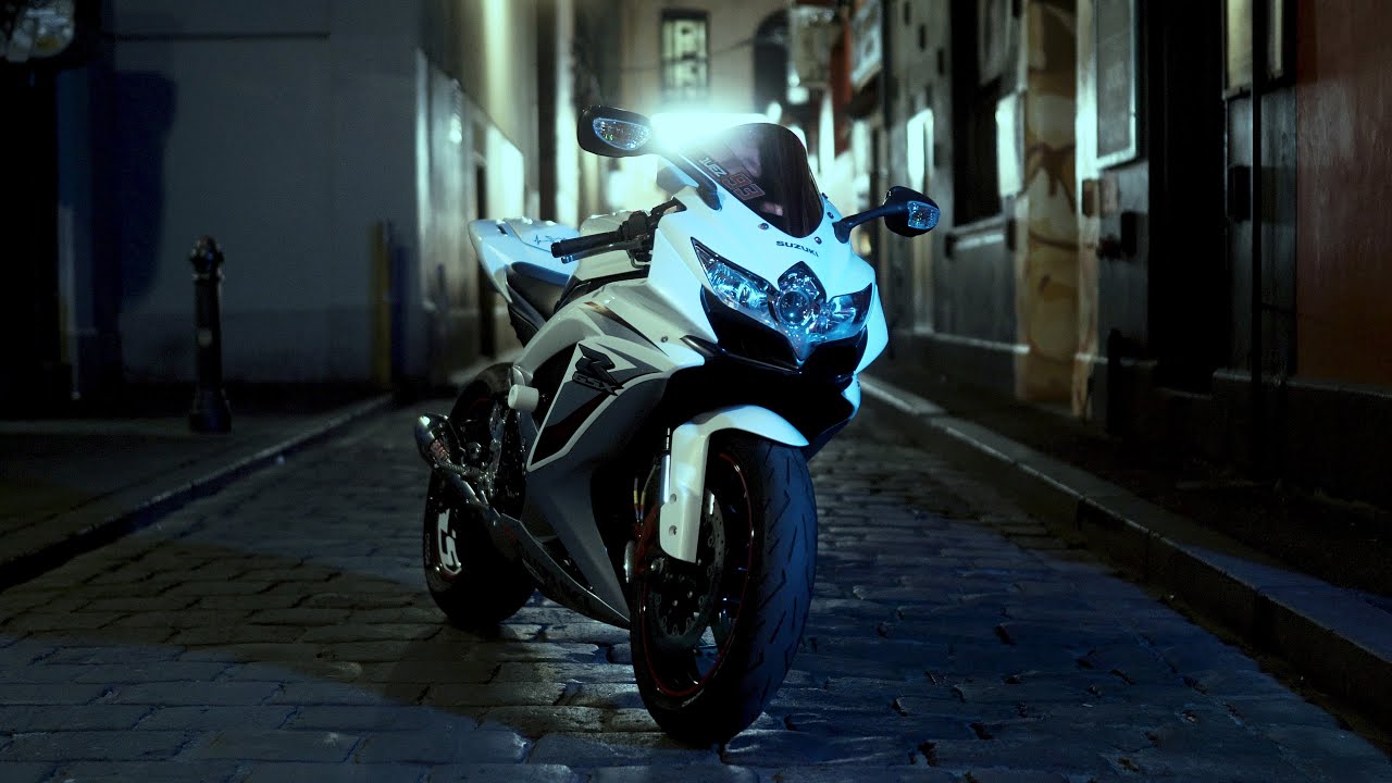 Night Rider | GSXR 750 | 4K |