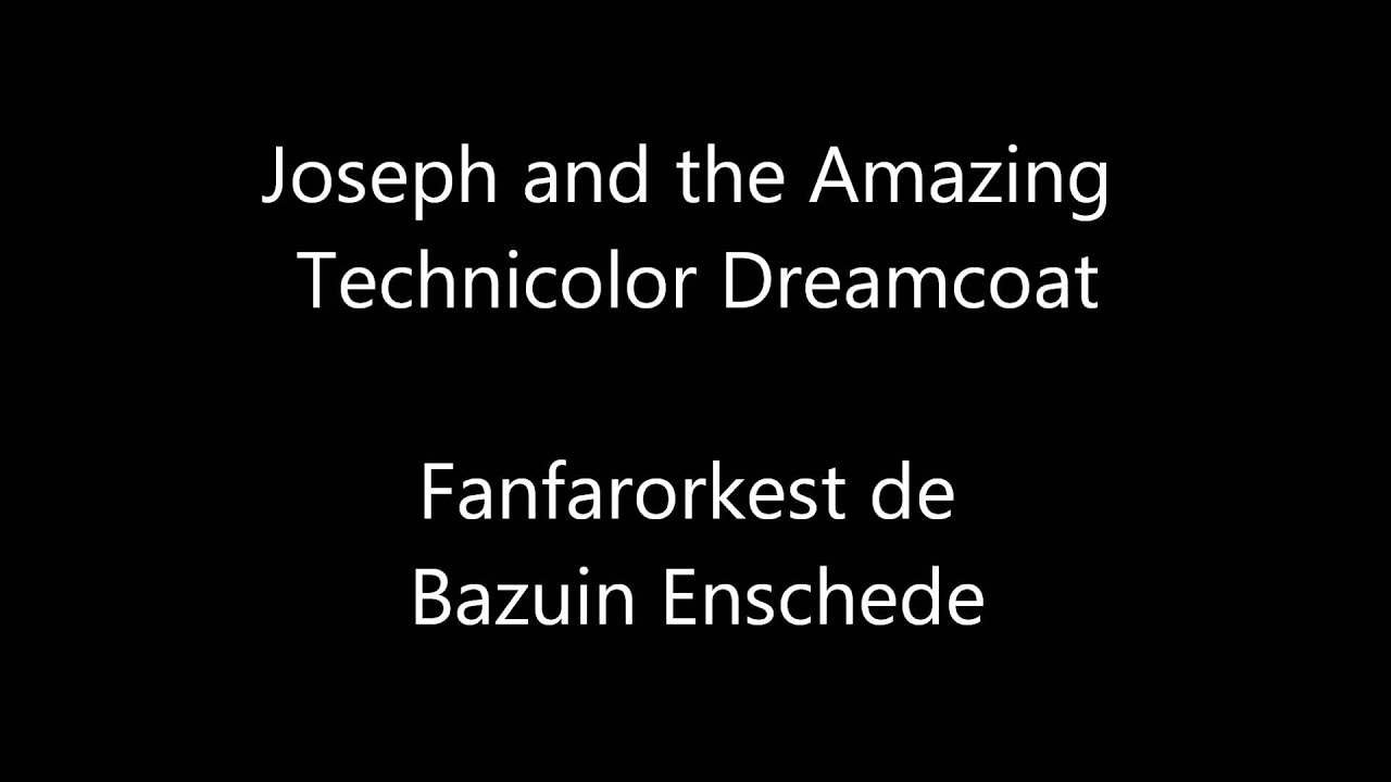 De Bazuin Joseph and the Amazing Technicolor Dreamcoat (arr. Christina van der Bijl)