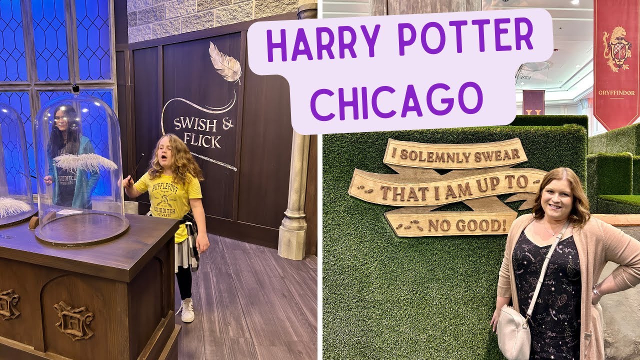 First Day in Chicago | Harry Potter Magic at Play Experience | Travel Vlogs