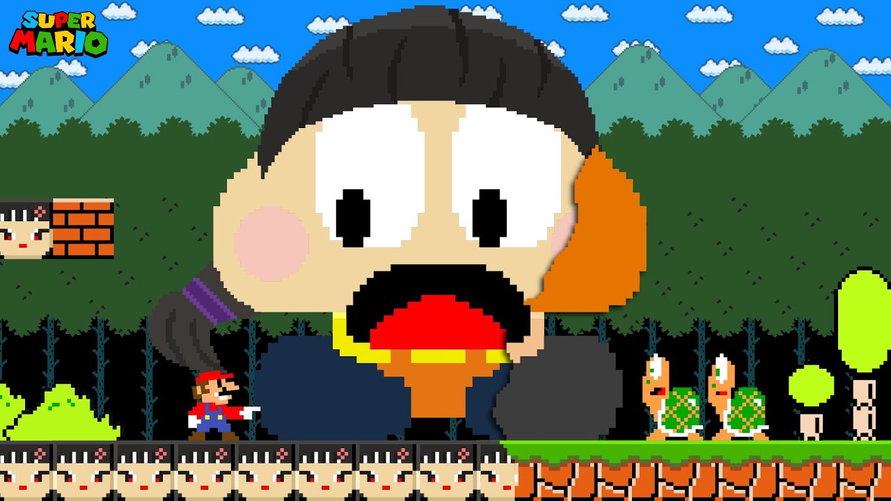 When Everything Mario Touches Turns into DOLL by SQUID GAME 2