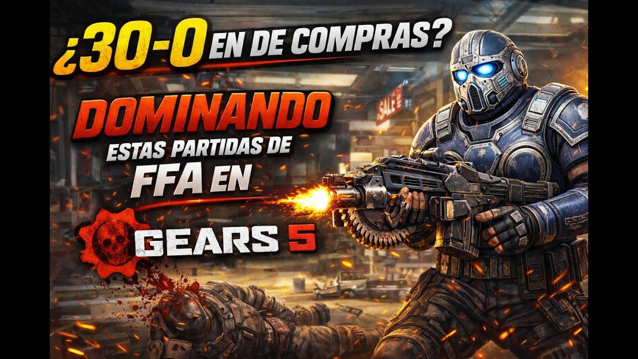 ¿30-0 EN DE COMPRAS? | DOMINANDO ESTAS PARTIDAS DE FFA EN GEARS 5 | PLANCARTE zV
