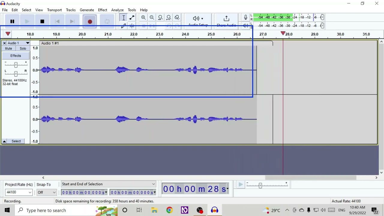 AUDACITY FOR THE BLIND [AUDIO EDITING ENGLISH TUTORIAL PART1 BASIC TRIMMING & WALK THRU THE APP]