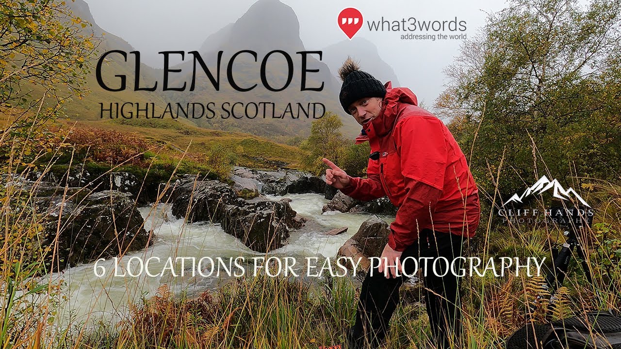 Landscape Photography locations in Glencoe, Highlands Scotland.