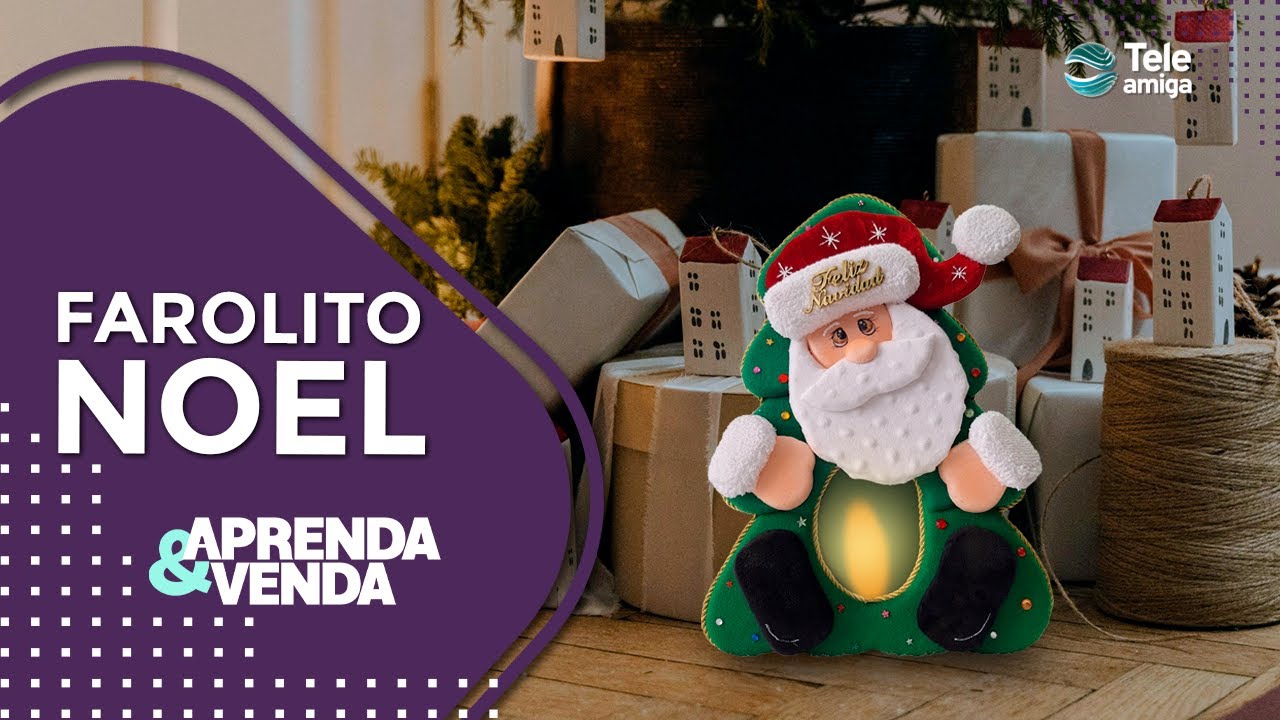 FAROLITO NAVIDEÑO NOEL en Aprenda y Venda - Teleamiga