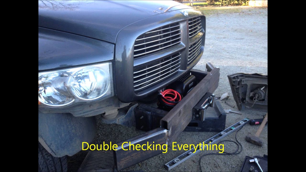2004 dodge ram custom bumper build