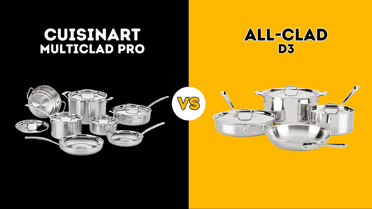 ⭐ CUISINART MULTICLAD PRO VS ALL-CLAD ⭐ | COMPARISON