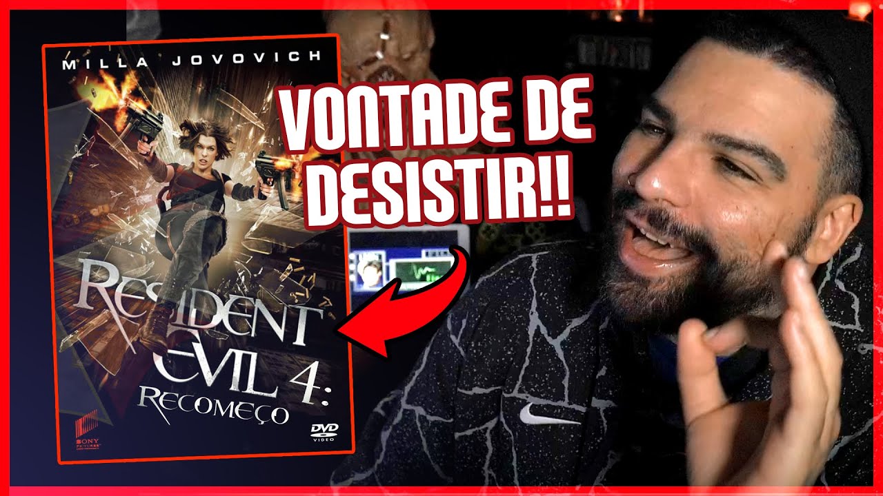DEU VONTADE DE DESISTIR NO MEIO DO FILME (RESIDENT EVIL 4 O RECOMEÇO) - RESENHA