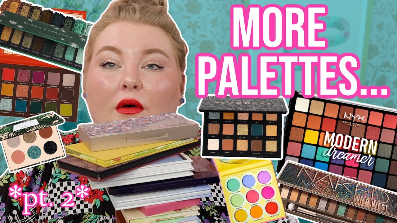 Decluttering MORE of my Eyeshadow Palettes... This Was Harder!! *pt. 2* | Lauren Mae Beauty